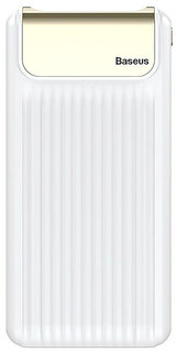 Внешний аккумулятор Baseus 10000 mAh Thin Digital Power Bank QC 3.0 белый
