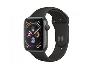 Смарт-Часы Apple Watch Series 5 GPS + Cellular  44mm Space Grey Aluminum Case with Black Sport Band (MWW12)