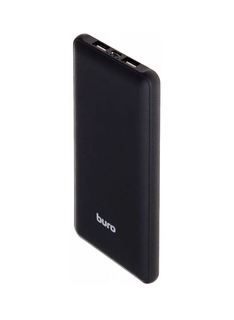 Внешний аккумулятор Buro RA-10000SM Li-Pol 10000mAh 3A+1.5A черный 2xUSB