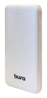Внешний аккумулятор Buro RLP-10000-W Li-Pol 10000mAh 2A+2A белый 2xUSB