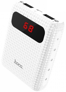 Внешний аккумулятор Hoco B20-10000 10000mAh USB 2.1A white
