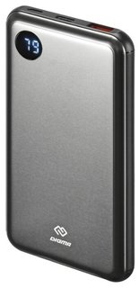 Внешний аккумулятор Digma DG-10000-SML-BL Li-Pol 10000mAh 3A темно-серый 1xUSB