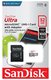 Флеш карта microSDHC 32Gb Class10 Sandisk SDSQUNR-032G-GN3MA Ultra Light + adapter