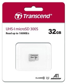 Флеш карта microSDHC 32Gb Class10 Transcend TS32GUSD300S w/o adapter