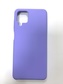 Чехол для Samsung Galaxy A12 Накладка плотная Silicon Case без логотипа (Сиреневый)