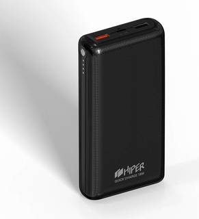 Мобильный аккумулятор Hiper Quick 20000 Li-Pol 20000mAh 3A+2A черный 2xUSB QUICK 20000 BLACK