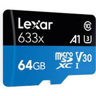 Флеш карта microSDXC 64Gb Lexar СIassV30 UHS-1 A1 без адаптера