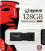 Флеш Диск USB 3.0 128Gb Kingston DataTraveler 100 G3 DT100G3/128GB черный