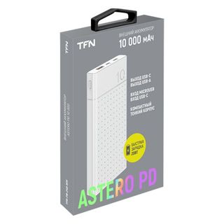 Внешний аккумулятор TFN 10 000 мАч Astero PD (TFN-PB-249-WH) белый
