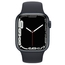 Смарт-Часы Apple Watch Series 7 45mm Aluminum Case with Starlight Sport Band Midnight MKN53