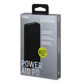 Внешний аккумулятор TFN Power Aid PD 10 10000mAh (TFN-PB-288-BK) Black