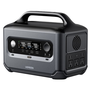 Электростанция портативная UGREEN GS600 (15050) PowerRoam Portable Power Station 680Wh/600W EU. Цвет: темно-серый