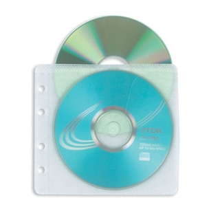 Конверт 2CD c перфорацией для скоросшиват