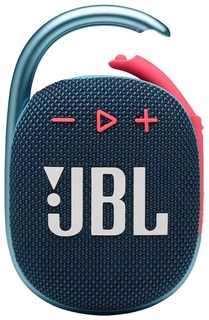 Колонка JBL CLIP 4, Bluetooth 5Вт, Blue/Pink