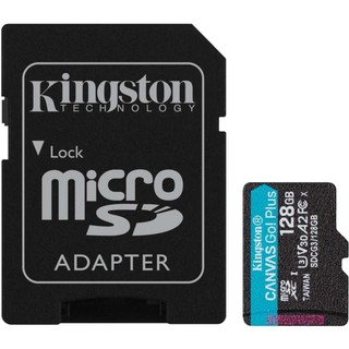 Флеш карта microSDXC 128Gb Class10 Kingston SDCG3/128GB CanvSelect Plus + adapter
