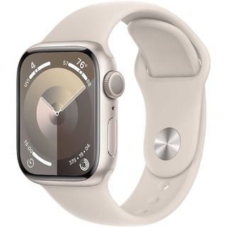 Смарт-Часы Apple Watch Series 9 41mm Starlight Aluminium Case with M/L Starlight Sport Band (MR8U3)