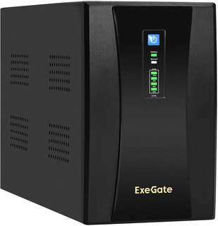 Источник бесперебойного питания ExeGate SpecialPro UNB-2000.LED.AVR.2SH.RJ.USB