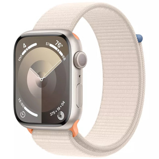 Смарт-Часы Apple Watch Series 9 45mm Starlight Aluminium Case with Starlight Sport Loop (MR983)