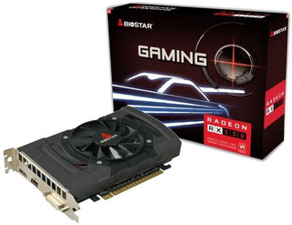 Видеокарта Biostar PCI-E 3.0 RX550-4GB AMD Radeon RX 550 4Gb 128bit GDDR5 1100/6000 DVIx1 HDMIx1 DPx1 HDCP Ret