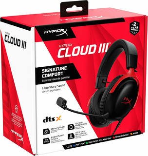 Гарнитура HyperX Cloud III 727A9AA Black-Red USB