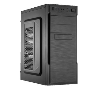 Корпус Foxline Forza FZ-031-SX450-U31 ATX 450W 1xUSB2.0+1xUSB3.0 Black w/o FAN 8 cm fan PSU power cord