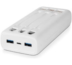 Внешний аккумулятор TTEC PowerSlim Trio LCD 20000mAh PD 22,5W Trio Cable White 2BB203B