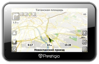 Навигатор PRESTIGIO GeoVision 5500BTFMHD (внешний,Atlas IV,64кан,Bluetooth,FM-интерфейс, 5",Navitel)