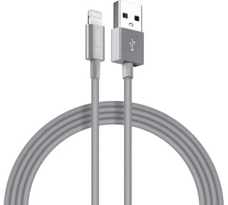 Кабель TTEC USB-Lightning Grey 100cm (2DK7508GR)