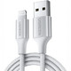 Кабель UGREEN US199 (60163) USB-A to Lightning Cable. Длина: 2 м. Цвет: серебристый