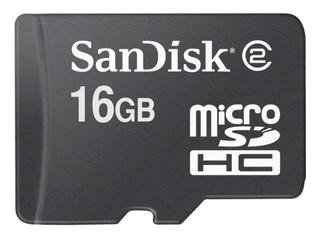 Флеш карта microSDHC 16Gb  SanDisk (SDSDQM-016G-B35)