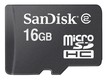 Флеш карта microSDHC 16Gb  SanDisk (SDSDQM-016G-B35)