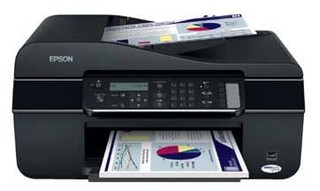 МФУ Epson струйный Stylus Office BX305F принтер/сканер/копир/факс USB 2.0 (C11CA79311)