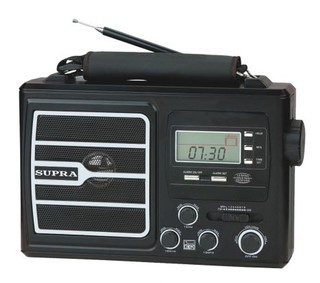 Радиоприемник Supra ST-110 черный