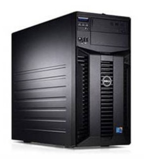 Сервер Dell PE T310 i3 530 2.93/4G(2x2G UDIMM 1R 1.3K)/SATA 3.5 1x500G 7.2/RW/SAS6i/iDR6Em/PSU/3YNBD