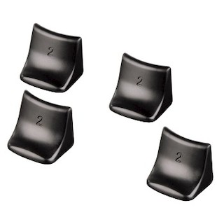 Накладки для кнопок R2/L2 контроллера Sony PS3, 4 шт., черный (H-51844)
