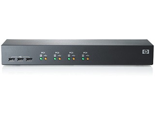 Переключатель HP 1x4 USB/PS2 KVM Cnsl Switch (AF611A)