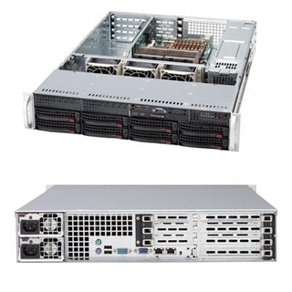 Корпус SuperMicro CSE-815TQ-R650B 1U 4x3.5"SAS/SATA Bays, 2x650W, Rail