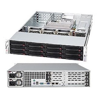 Корпус SuperMicro CSE-826TQ-R800LPB 2U 12x3.5"SAS/SATA Bays, 2x800W, Rail