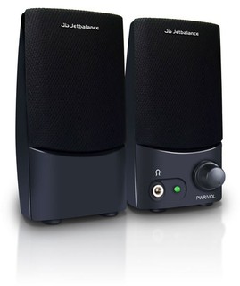 Колонки Jetbalance JB-110 2.0 черные (6W)