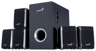 Колонки деревянные Genius SW-5.1 3005, 75Вт