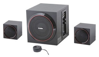 Колонки Sven MS-1080 2.1 черный 40(20+2x10)Вт