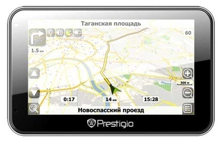Навигатор PRESTIGIO GeoVision 4500 (внешний,Atlas V,64кан, 4,3",Navitel)