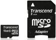 Флеш карта microSDHC 16Gb class10 + adapter Transcend (TS16GUSDHC10)