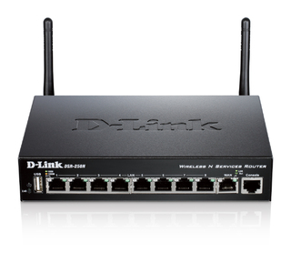 Сетевой экран D-Link DSR-250N Wireless-N VPN  with 8-ports 10/100/1000 Base-TX