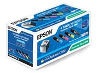 Тонер картриджи Epson C13S050268 черный+голубой+пурпурный+желтый для AcuLaser C1100