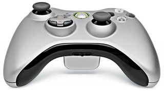 Геймпад Microsoft Xbox 360 Wireless Silver+accu (QFF-00006)