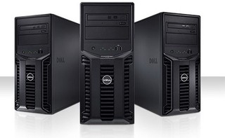 Сервер Dell PE T110 i3 540 3.06/2G(1x2 2R UDIM 1.3K)/SATA 3.5 2x500G 7.2K/RW/iD6Em/S100/3YNBD