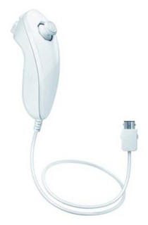 Игровой контроллер Wii Nunchaku Controller (белый)