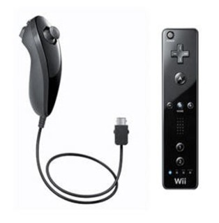 Игровой контроллер Wii Nunchaku Controller (чёрный)