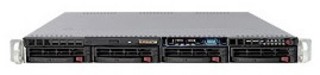 Сервер IRU ROCK 1104R X3440(2530)/4096GB/2x500GB/DVD/350W/1U